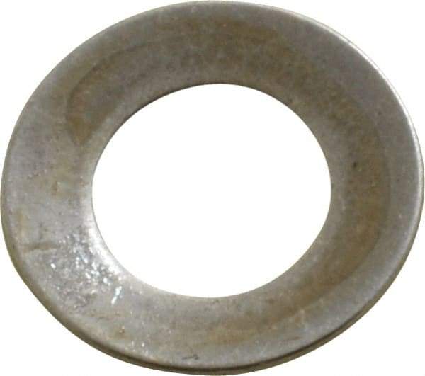 Gardner Spring - 1/4" Bolt, 0.255" ID, Grade 1074 Steel, Belleville Disc Spring - 1/2" OD, 0.036" High, 0.022" Thick - Industrial Tool & Supply