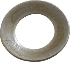 Gardner Spring - 1/4" Bolt, 0.255" ID, Grade 1074 Steel, Belleville Disc Spring - 1/2" OD, 0.036" High, 0.022" Thick - Industrial Tool & Supply