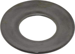 Gardner Spring - 0.4803" ID, Grade 1074 Steel, Belleville Disc Spring - 63/64" OD, 1/16" High, 0.0354" Thick - Industrial Tool & Supply