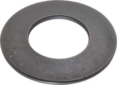 Gardner Spring - 0.5591" ID, Grade 50 CrV Chrome Vanadium Steel, Belleville Disc Spring - 1.1024" OD, 0.0846" High, 0.0591" Thick - Industrial Tool & Supply