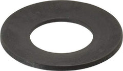 Gardner Spring - 1.2008" ID, Grade 50 CrV Chrome Vanadium Steel, Belleville Disc Spring - 2.3622" OD, 0.185" High, 0.1181" Thick - Industrial Tool & Supply