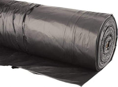 Value Collection - 100' Long x 20' Wide Polyethylene Tarp & Dust Cover - Black, 4 mil Thickness - Industrial Tool & Supply