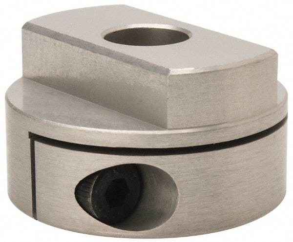 Lovejoy - 3/8" Max Bore Diam, Flexible Oldham Coupling - 1.26" OD, 1.772" OAL, Aluminum Hub with Polyacetal Insert, Order 2 Hubs with Same OD & 1 Insert for Complete Coupling - Industrial Tool & Supply