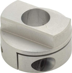 Lovejoy - 1/2" Max Bore Diam, Flexible Oldham Coupling - 1.26" OD, 1.772" OAL, Aluminum Hub with Polyacetal Insert, Order 2 Hubs with Same OD & 1 Insert for Complete Coupling - Industrial Tool & Supply