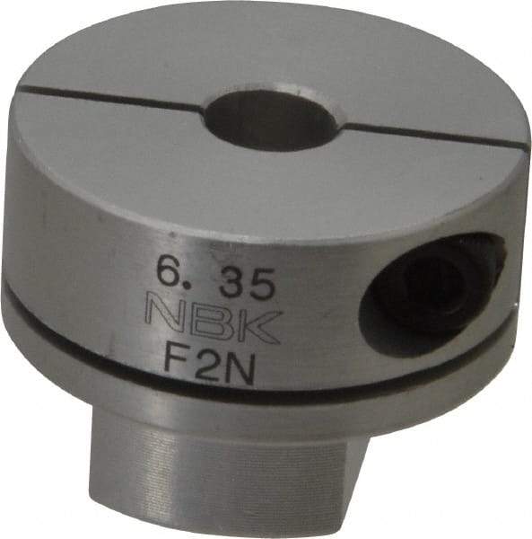 Lovejoy - 1/4" Max Bore Diam, Flexible Oldham Coupling - 0.984" OD, 1.535" OAL, Aluminum Hub with Polyacetal Insert, Order 2 Hubs with Same OD & 1 Insert for Complete Coupling - Industrial Tool & Supply