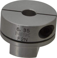 Lovejoy - 1/4" Max Bore Diam, Flexible Oldham Coupling - 0.984" OD, 1.535" OAL, Aluminum Hub with Polyacetal Insert, Order 2 Hubs with Same OD & 1 Insert for Complete Coupling - Industrial Tool & Supply