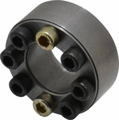 Climax Metal Products - M6 Thread, 1" Bore Diam, 1.969" OD, Shaft Locking Device - 9 Screws, 8,027 Lb Axial Load, 1.969" OAW, 0.669" Thrust Ring Width, 334 Ft/Lb Max Torque - Industrial Tool & Supply