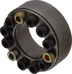 Climax Metal Products - M6 Thread, 1-1/4" Bore Diam, 2.362" OD, Shaft Locking Device - 12 Screws, 10,703 Lb Axial Load, 2.362" OAW, 0.669" Thrust Ring Width, 557 Ft/Lb Max Torque - Industrial Tool & Supply