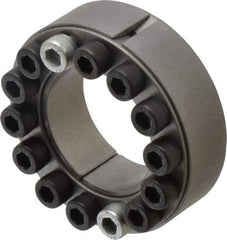 Climax Metal Products - M6 Thread, 1-1/2" Bore Diam, 2.559" OD, Shaft Locking Device - 14 Screws, 12,486 Lb Axial Load, 2.559" OAW, 0.669" Thrust Ring Width, 780 Ft/Lb Max Torque - Industrial Tool & Supply
