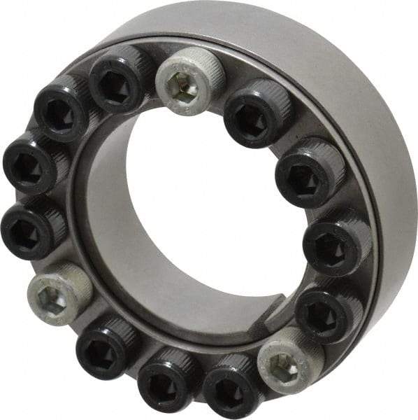 Climax Metal Products - M8 Thread, 2" Bore Diam, 3.346" OD, Shaft Locking Device - 14 Screws, 22,991 Lb Axial Load, 3.346" OAW, 0.787" Thrust Ring Width - Industrial Tool & Supply