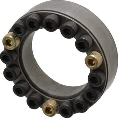 Climax Metal Products - M8 Thread, 2-7/16" Bore Diam, 3.74" OD, Shaft Locking Device - 16 Screws, 26,275 Lb Axial Load, 3.74" OAW, 0.787" Thrust Ring Width - Industrial Tool & Supply