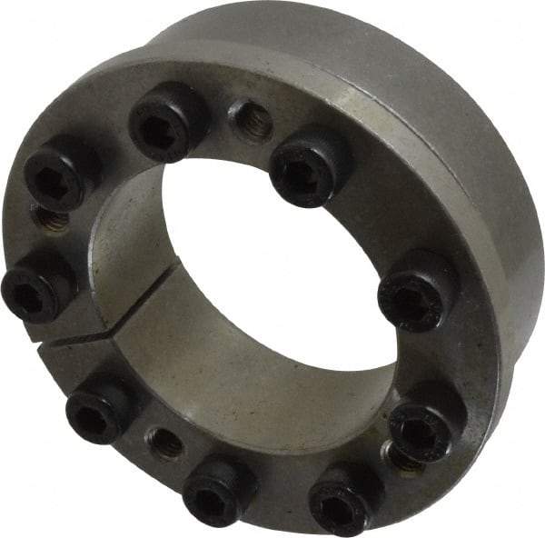 Climax Metal Products - M8 Thread, 2-7/16" Bore Diam, 3.74" OD, Shaft Locking Device - 9 Screws, 20,836 Lb Axial Load, 4.016" OAW, 0.787" Thrust Ring Width, 2,116 Ft/Lb Max Torque - Industrial Tool & Supply
