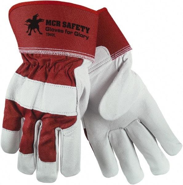 MCR Safety - Leather Work Gloves - Industrial Tool & Supply
