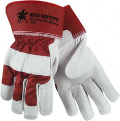 MCR Safety - Leather Work Gloves - Industrial Tool & Supply