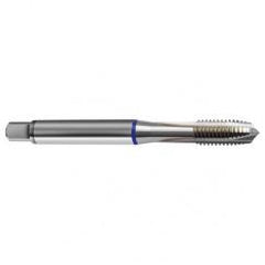 M2.5x0.45 6H 3-Flute PM Cobalt Blue Ring Spiral Point Plug Tap-Bright - Industrial Tool & Supply