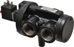 Norgren - 5.4 CV Rate, 3/4" NPT Inlet 1/2 Basic Valves - 3/4" NPT Inlet, Poppet Valve, Solenoid Actuator - Industrial Tool & Supply