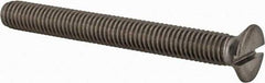 Value Collection - M8x1.25 Metric Coarse, 70mm OAL Slotted Drive Machine Screw - Flat Head, Grade 18-8 & A2 Stainless Steel, Uncoated, Without Washer - Industrial Tool & Supply