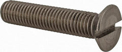 Value Collection - M12x1.75 Metric Coarse, 60mm OAL Slotted Drive Machine Screw - Flat Head, Grade 18-8 & A2 Stainless Steel, Uncoated, Without Washer - Industrial Tool & Supply