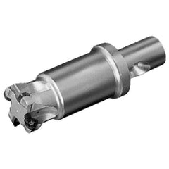 Iscar - 1-1/2" Cut Diam, 0.06" Max Depth, CF4 Modular Connection Indexable High-Feed End Mill - Screw Holding Method, FF WOMT Insert, FF EW-CF Toolholder, Through Coolant - Industrial Tool & Supply