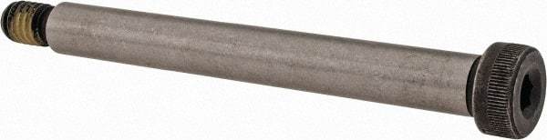 Value Collection - 3/8" Shoulder Diam x 3-1/4" Shoulder Length, 5/16-18 UNC, Hex Socket Shoulder Screw - 4140 Alloy Steel with Nylon Locking Patch, 1/4" Head Height x 9/16" Head Diam - Industrial Tool & Supply