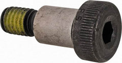 Value Collection - 1/2" Shoulder Diam x 5/8" Shoulder Length, 3/8-16 UNC, Hex Socket Shoulder Screw - 4140 Alloy Steel with Nylon Locking Patch, 5/16" Head Height x 3/4" Head Diam - Industrial Tool & Supply