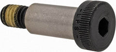 Value Collection - 1/2" Shoulder Diam x 1" Shoulder Length, 3/8-16 UNC, Hex Socket Shoulder Screw - 4140 Alloy Steel with Nylon Locking Patch, 5/16" Head Height x 3/4" Head Diam - Industrial Tool & Supply