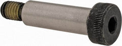 Value Collection - 1/2" Shoulder Diam x 1-1/2" Shoulder Length, 3/8-16 UNC, Hex Socket Shoulder Screw - 4140 Alloy Steel with Nylon Locking Patch, 5/16" Head Height x 3/4" Head Diam - Industrial Tool & Supply