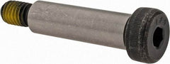 Value Collection - 1/2" Shoulder Diam x 1-3/4" Shoulder Length, 3/8-16 UNC, Hex Socket Shoulder Screw - 4140 Alloy Steel with Nylon Locking Patch, 5/16" Head Height x 3/4" Head Diam - Industrial Tool & Supply