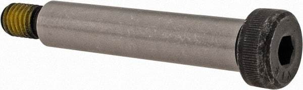 Value Collection - 1/2" Shoulder Diam x 2-1/2" Shoulder Length, 3/8-16 UNC, Hex Socket Shoulder Screw - 4140 Alloy Steel with Nylon Locking Patch, 5/16" Head Height x 3/4" Head Diam - Industrial Tool & Supply