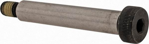 Value Collection - 1/2" Shoulder Diam x 2-3/4" Shoulder Length, 3/8-16 UNC, Hex Socket Shoulder Screw - 4140 Alloy Steel with Nylon Locking Patch, 5/16" Head Height x 3/4" Head Diam - Industrial Tool & Supply