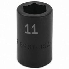 SK - Impact Socket - 3/8"DR 11MM IMPACT SOCKET - Industrial Tool & Supply