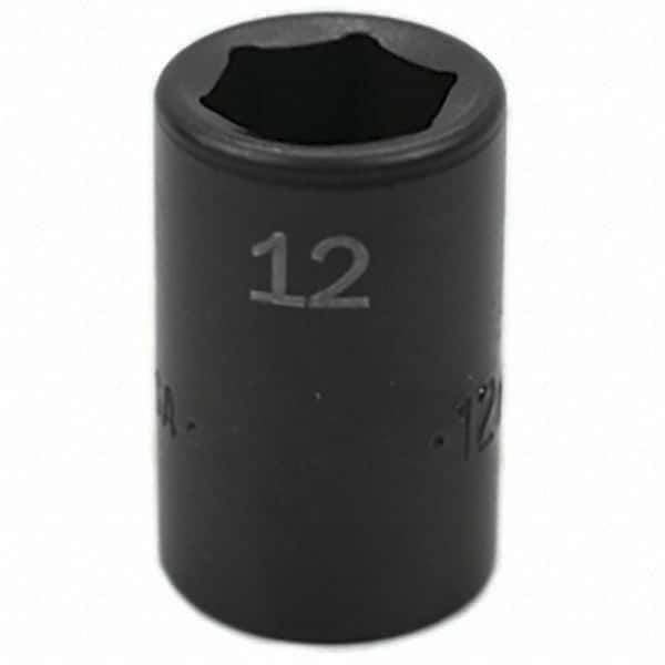 SK - Impact Socket - 3/8"DR 12MM IMPACT SOCKET - Industrial Tool & Supply