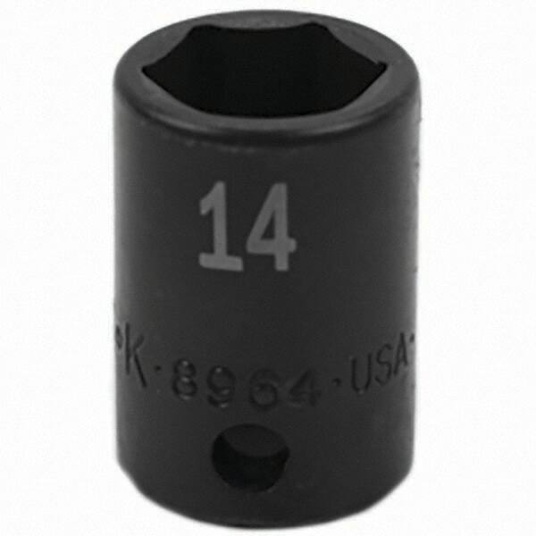 SK - Impact Socket - 3/8"DR 14MM IMPACT SOCKET - Industrial Tool & Supply