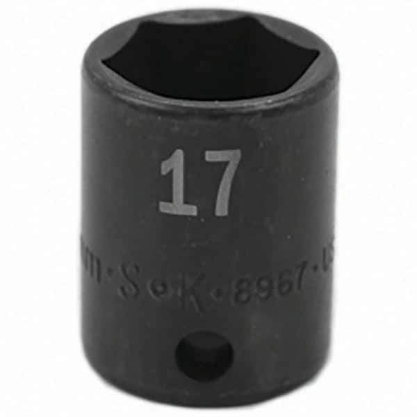 SK - Impact Socket - 3/8"DR 17MM IMPACT SOCKET - Industrial Tool & Supply