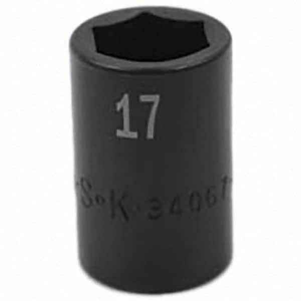 SK - Impact Socket - 1/2"DR 17MM IMPACT SOCKET - Industrial Tool & Supply