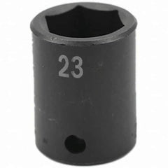 SK - Impact Socket - 1/2"DR 23MM IMPACT SOCKET - Industrial Tool & Supply