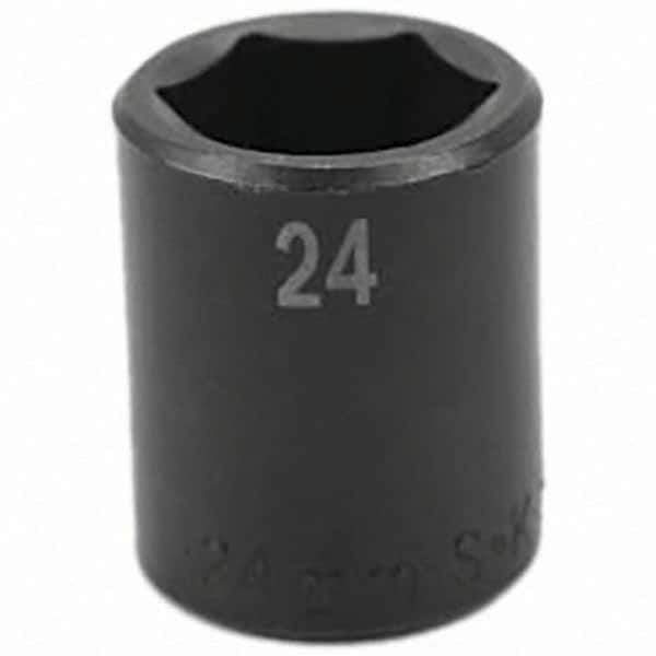 SK - Impact Socket - 1/2"DR 24MM IMPACT SOCKET - Industrial Tool & Supply