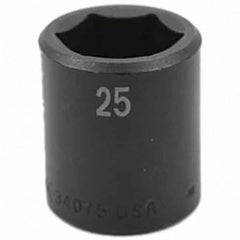 SK - Impact Socket - 1/2"DR 25MM IMPACT SOCKET - Industrial Tool & Supply