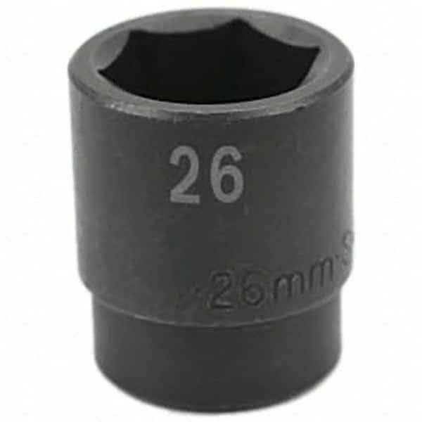 SK - Impact Socket - 1/2"DR 26MM IMPACT SOCKET - Industrial Tool & Supply