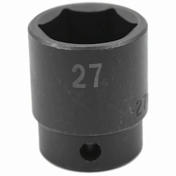 SK - Impact Socket - 1/2"DR 27MM IMPACT SOCKET - Industrial Tool & Supply