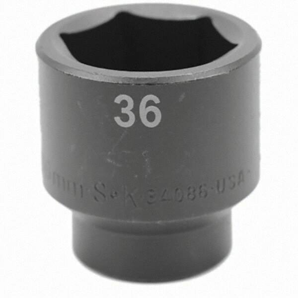 SK - Impact Socket - 1/2"DR 36MM IMPACT SOCKET - Industrial Tool & Supply