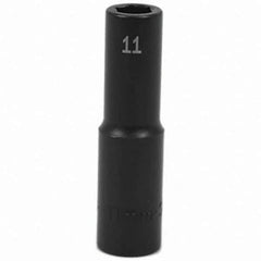 SK - Impact Socket - 1/2"DR 11MM DEEP IMPACT SOCKET - Industrial Tool & Supply