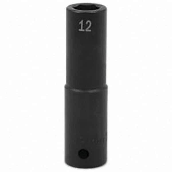 SK - Impact Socket - 1/2"DR 12MM DEEP IMPACT SOCKET - Industrial Tool & Supply