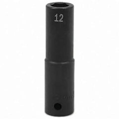 SK - Impact Socket - 1/2"DR 12MM DEEP IMPACT SOCKET - Industrial Tool & Supply