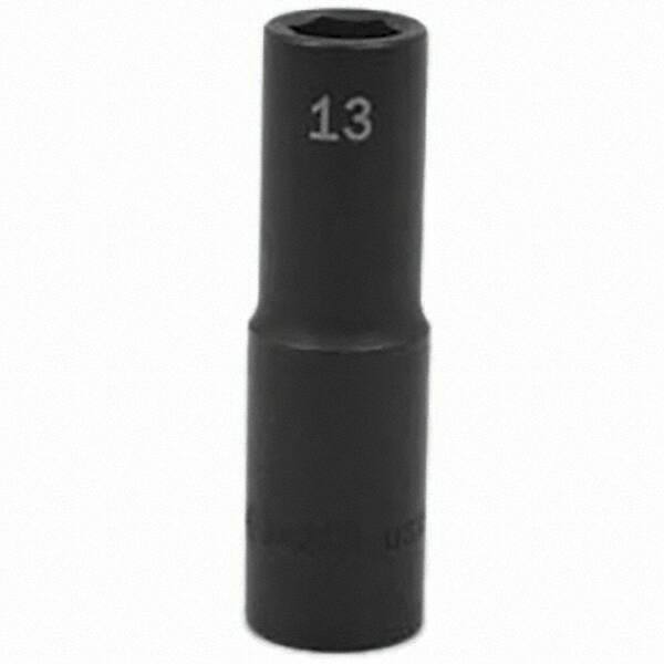 SK - Impact Socket - 1/2"DR 13MM DEEP IMPACT SOCKET - Industrial Tool & Supply