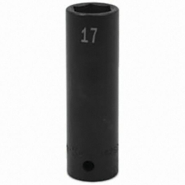 SK - Impact Socket - 1/2"DR 17MM DEEP IMPACT SOCKET - Industrial Tool & Supply
