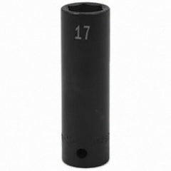 SK - Impact Socket - 1/2"DR 17MM DEEP IMPACT SOCKET - Industrial Tool & Supply