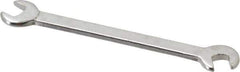 Proto - 15/64" x 13/64" Standard Ignition Open End Wrench - 3" OAL, Double End, Satin Finish, 15° & 60° Head Angle - Industrial Tool & Supply