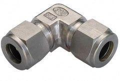 Ham-Let - 5/8" OD, Grade 316Stainless Steel Union Elbow - Comp x Comp Ends - Industrial Tool & Supply