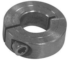 Climax Metal Products - 1-5/8" Bore, Steel, One Piece Clamp Collar - 2-5/8" Outside Diam - Industrial Tool & Supply